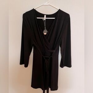 PinkBlush black tunic with belt
